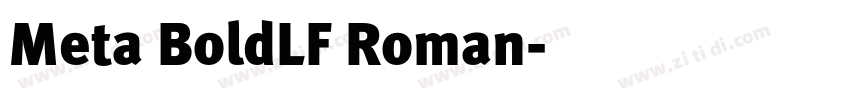 Meta BoldLF Roman字体转换 Meta BoldLF Roman字体转换